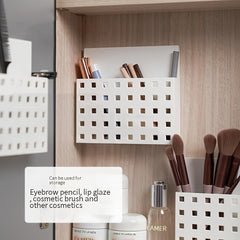 Hollow Wall Storage Rack Magnetic Suction And Adhesive Dual purpose Storage Box