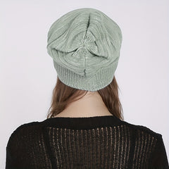 Thin Knitted Wool Slouchy Beanie for Men and Women