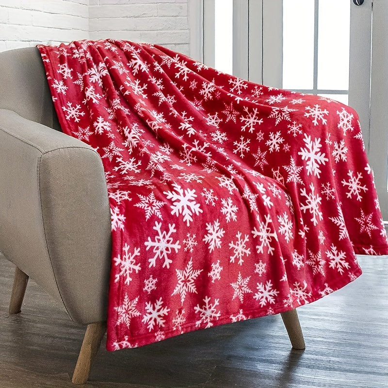 Christmas Decoration Blanket Soft Plush for Home & Outdoor Use