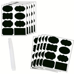 120pcs Erasable Blackboard Stickers Self Adhesive Waterproof Labels