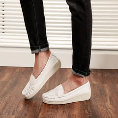 Roman Faux Leather Women's Slip-on Loafers