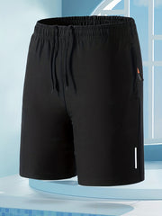 Men's Quick Dry Shorts With Side Pockets Elastic Waist