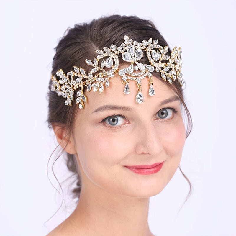 Bridal Crystal Headband Rhinestone Head Piece Wedding Accessories