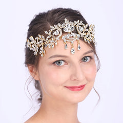 Bridal Crystal Headband Rhinestone Head Piece Wedding Accessories