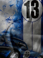 Vintage Car 13 Print Men's Long Sleeve Novelty T shirt For Autumn