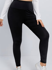 Solid High Rise Yoga Leggings