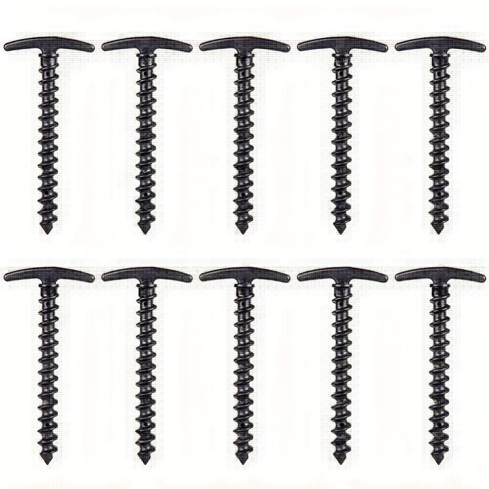 10pcs Outdoor Camping Pegs Screw Stakes for Tent