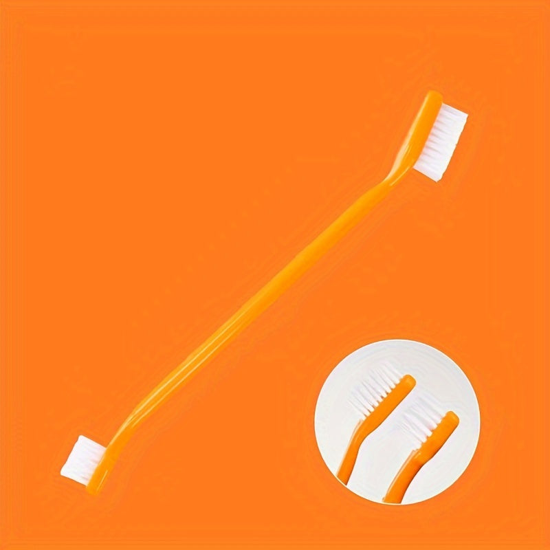 Dog Dental Care Set Double Head Brush Finger Brush