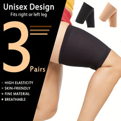 Breathable Thigh Compression Sleeves for Running Cycling Fitness