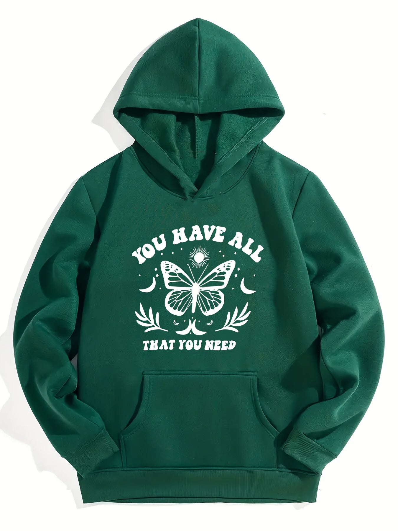 Girls Butterfly Hoodie Comfy Long Sleeve Sweatshirt