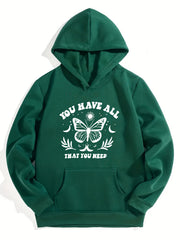 Girls Butterfly Hoodie Comfy Long Sleeve Sweatshirt
