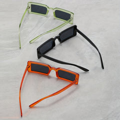 3pairs Square Hip hop Style Sunglasses Decorative Accessories