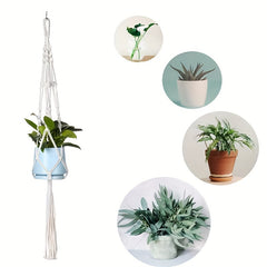2pcs Macrame Plant Hanger Indoor Hanging Planter Basket