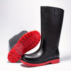 Men's Waterproof High Top Rain Boots for Outdoor Fishing