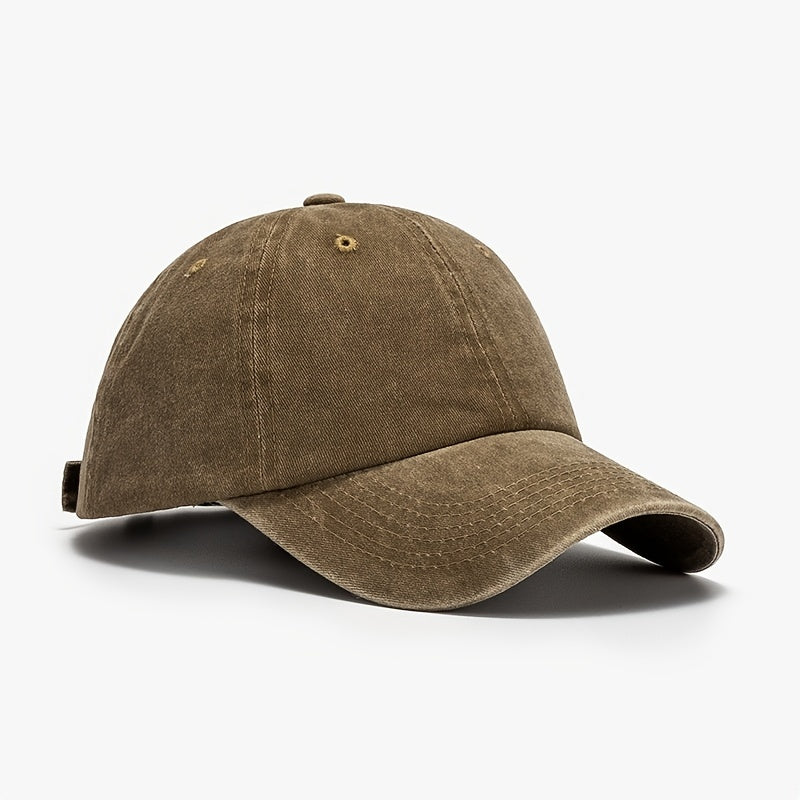 Men's Classic Solid Baseball Cap for Sports