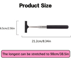 Car Rearview Mirror Wiper Telescopic Squeegee Cleaner Long Handle