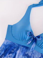 Women's Swimwear Tankini Swim Dress 2 Piece Plus Size Swimsuit