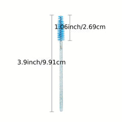 50pcs Mascara Wands Spoolie Brush Eyebrow Eyelash Extension Applicator