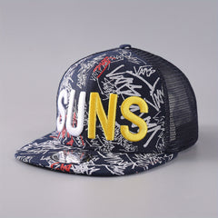 Hip Hop Letter Embroidered Baseball Cap for Band Performance