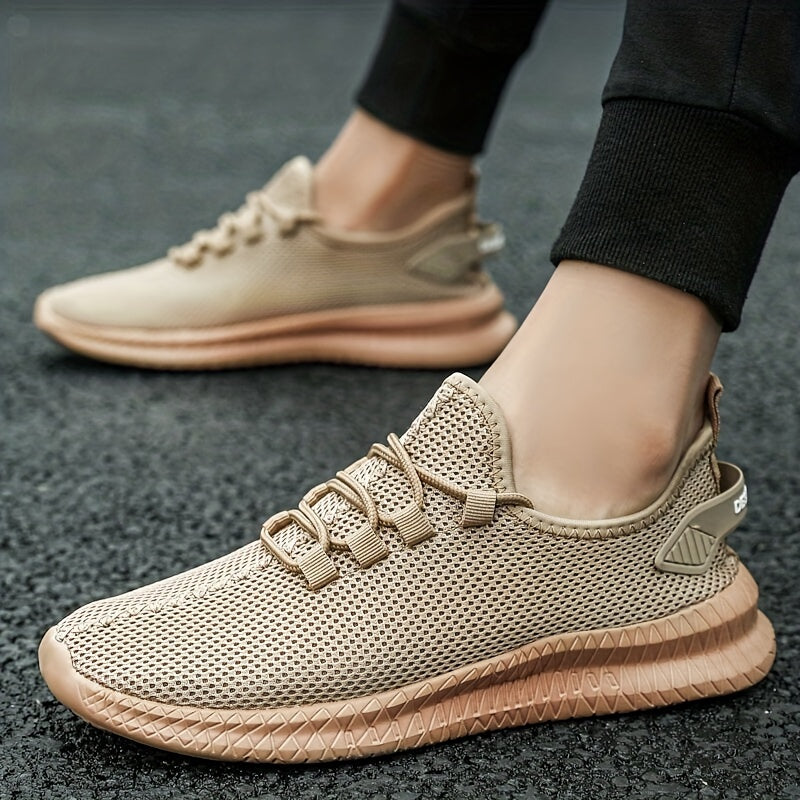 Men's Lace-up Lightweight Sneakers Breathable Outdoor Casual Shoes