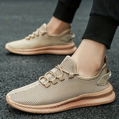Men's Lace-up Lightweight Sneakers Breathable Outdoor Casual Shoes