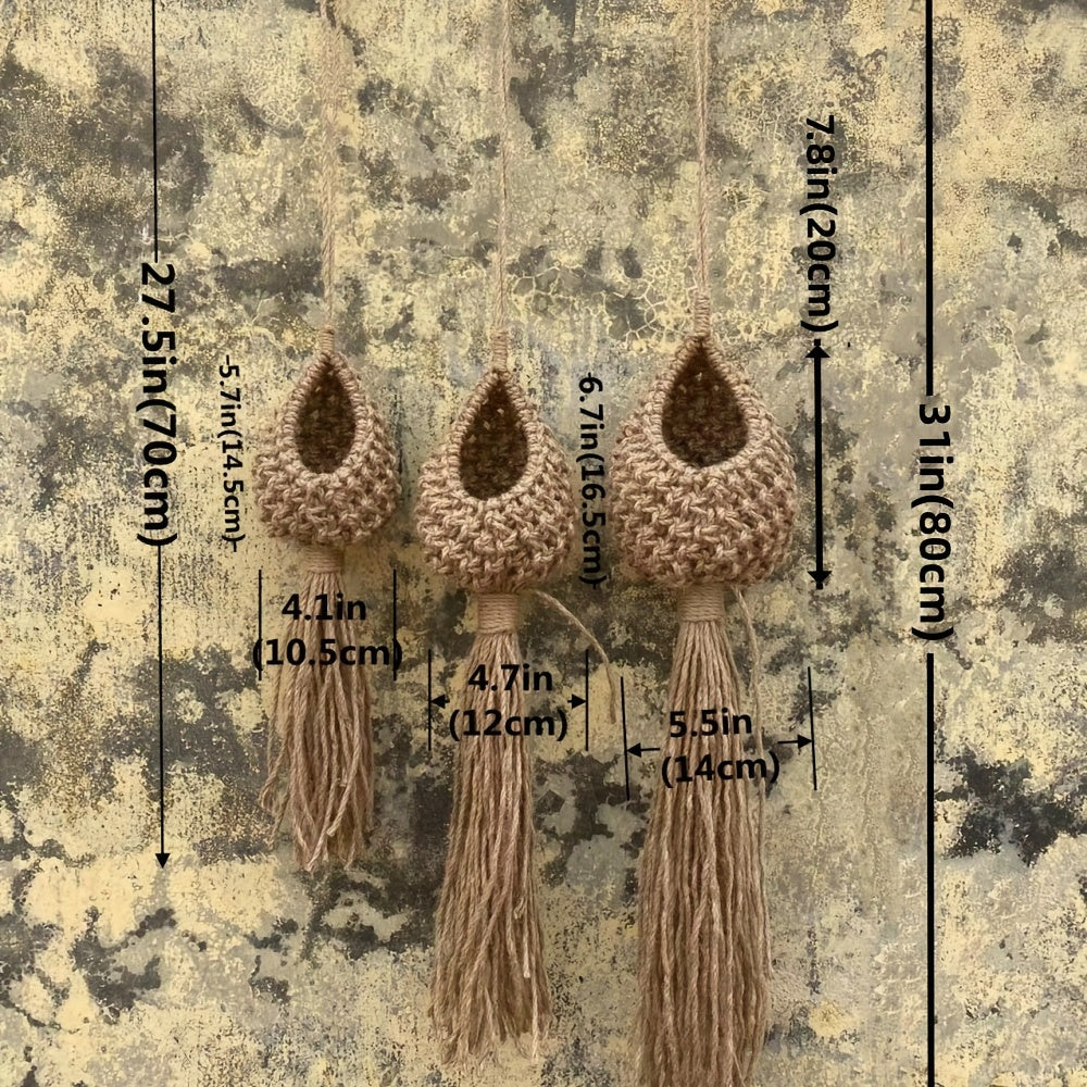 Hand Woven Teardrop Birds Cages Nest Roosting Grass Bird Hut Hanging House