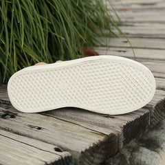 Girl's Solid Slip On Shoes Comfy Non Slip Breathable Casual Sneakers For Kids