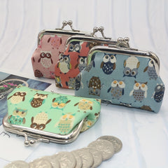 Owl Coin Purse Bag Key Bag Birthday Gift Hasp Money Bags Wallet Clutch Bag