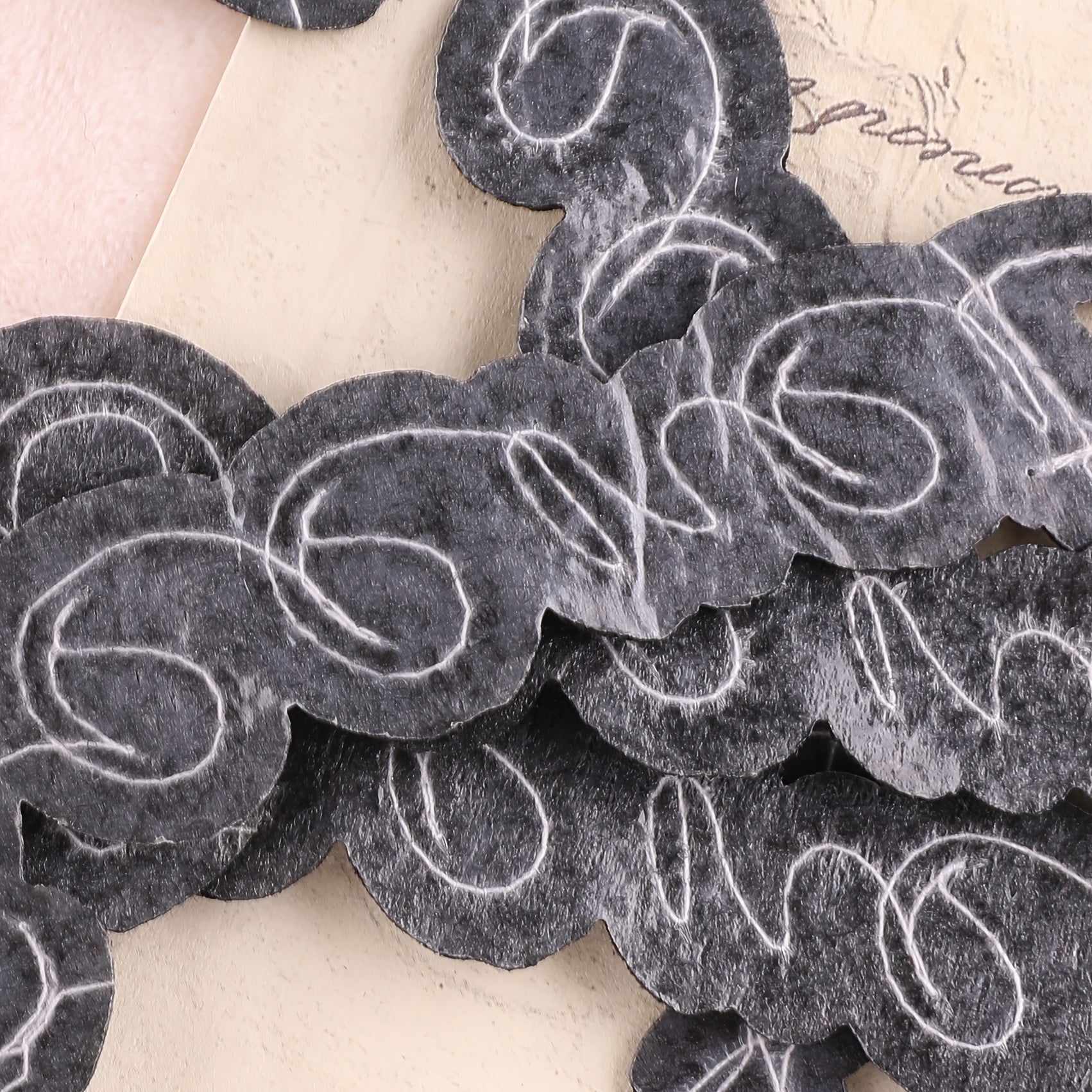 4pcs Sequin Embroidered Letter Applique Patch DIY Iron On Patch