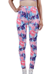 Floral Print Yoga Pants High Waist Leggings