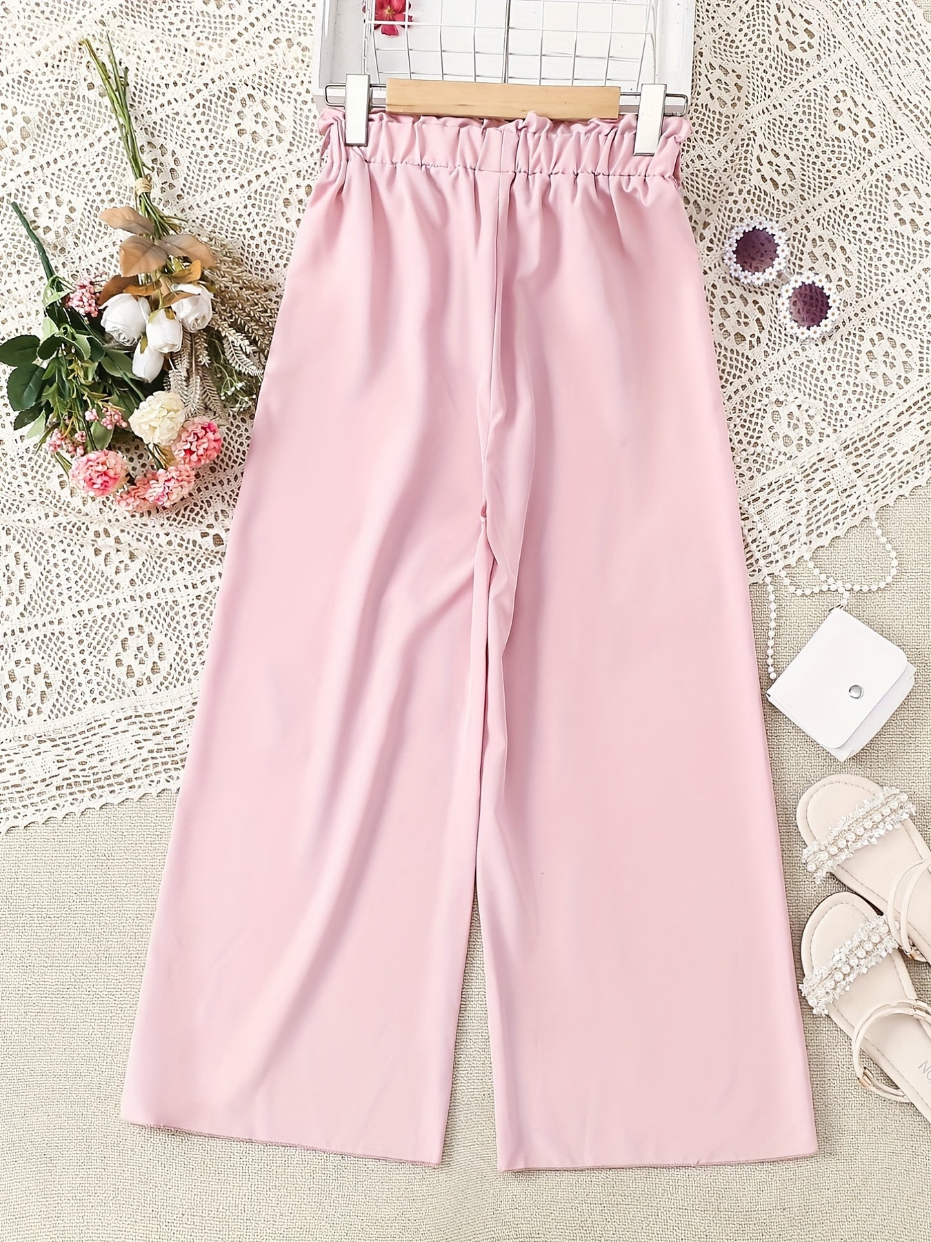Girls Casual Wide Leg Pants for Going Out
