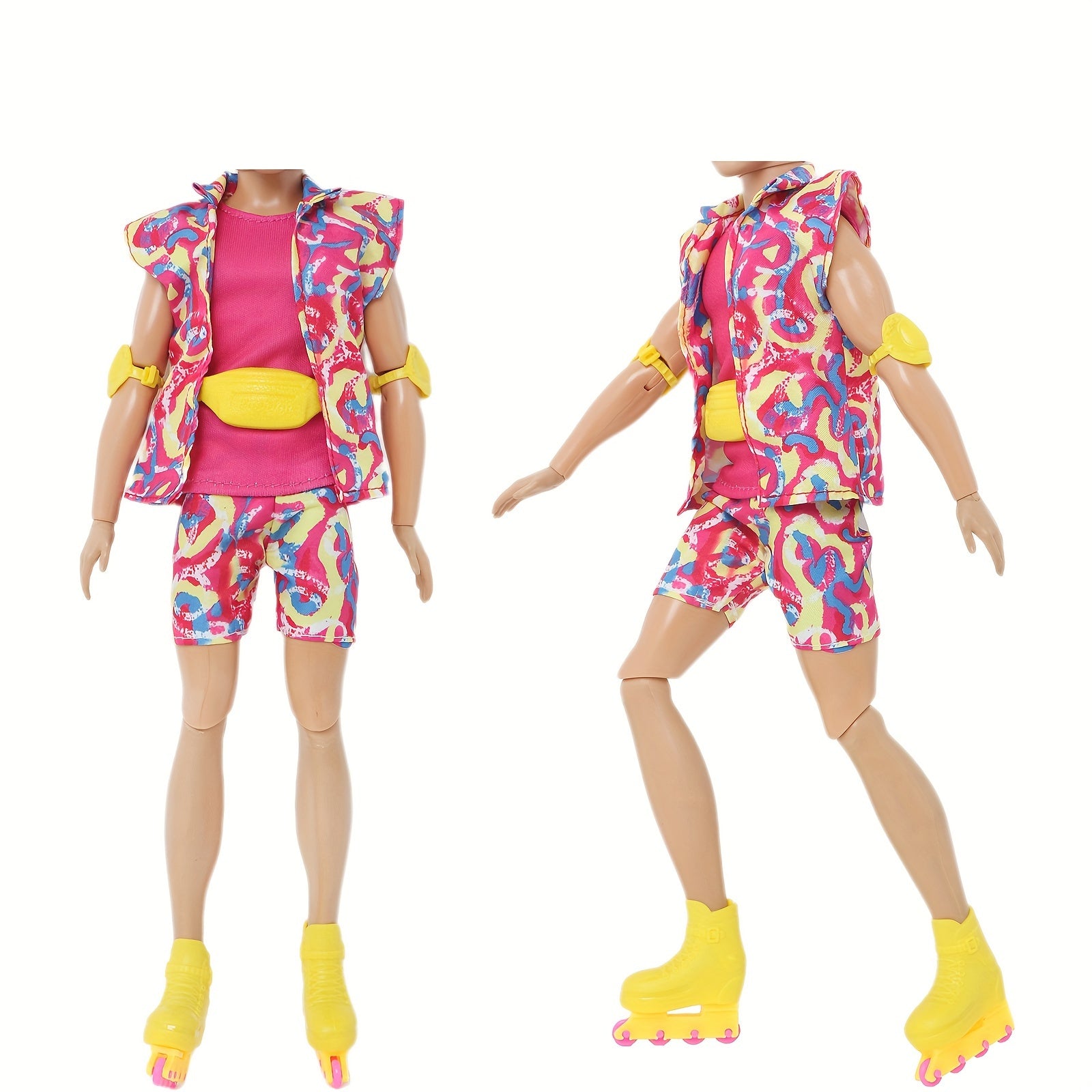 Roller Skating Doll Clothes Set for Men and Women