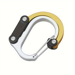 Aluminum D Shape Locking Buckle for Camping
