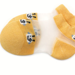 4 Pairs Baby Cartoon Car Robot Helicopter Ankle Socks Summer Toddlers