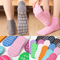 Non Slip Yoga Socks Low Cut Grip Socks For Pilates Yoga Barre Ballet