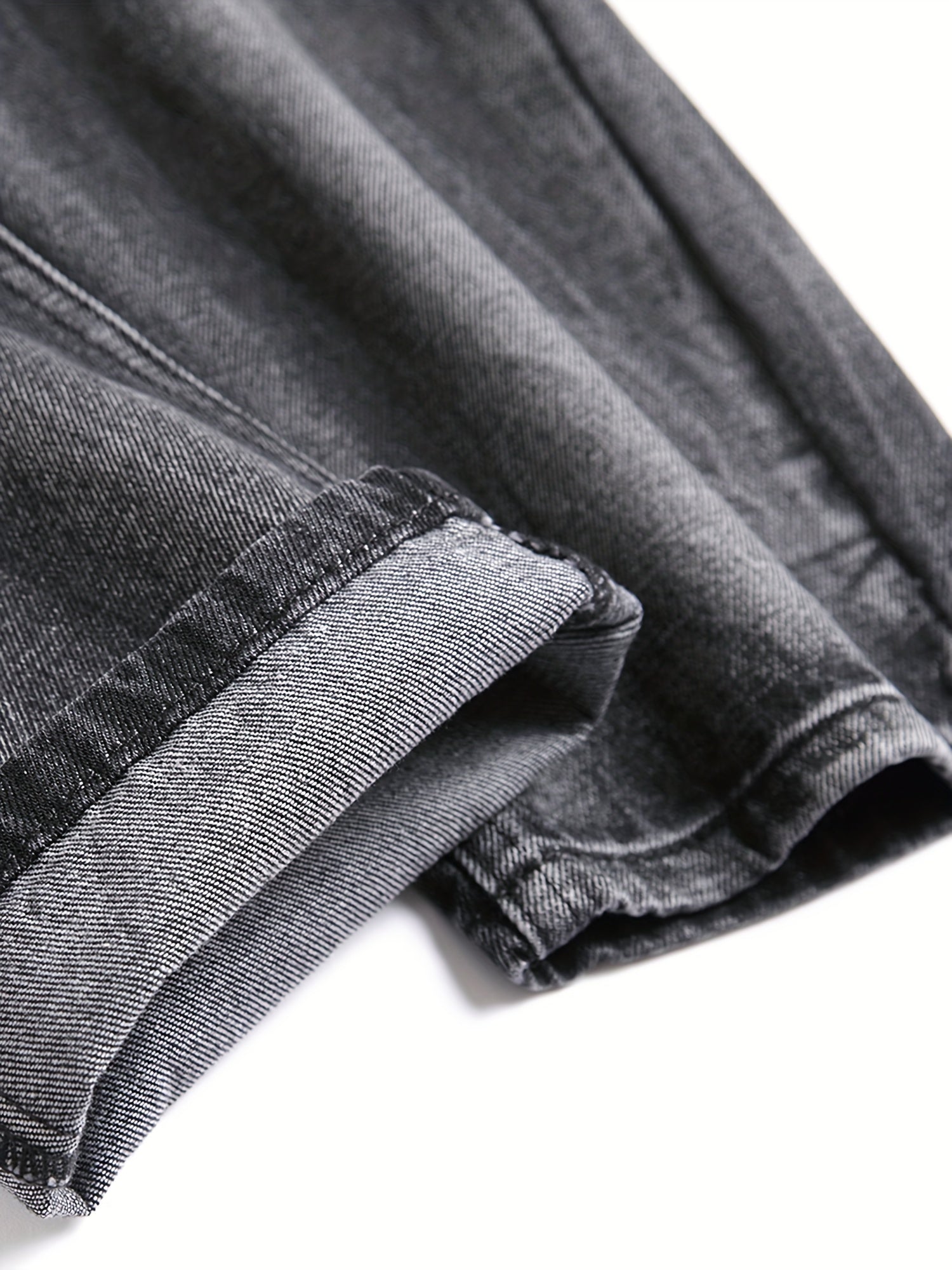 Slim Fit Ripped Jeans Mens Casual Street Style Distressed Denim Pants