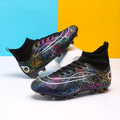 High Performance Soccer Cleats with Non Slip Turf Spikes - Unisex