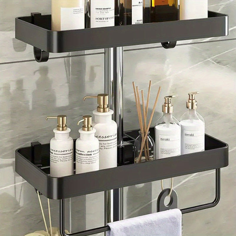 Shower Caddy Rod Holder Bathroom Organizer