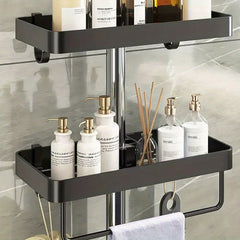 Shower Caddy Rod Holder Bathroom Organizer
