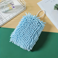 Chenille Hanging Towel for Quick Drying Hands Thick Absorbent Wash Cloth