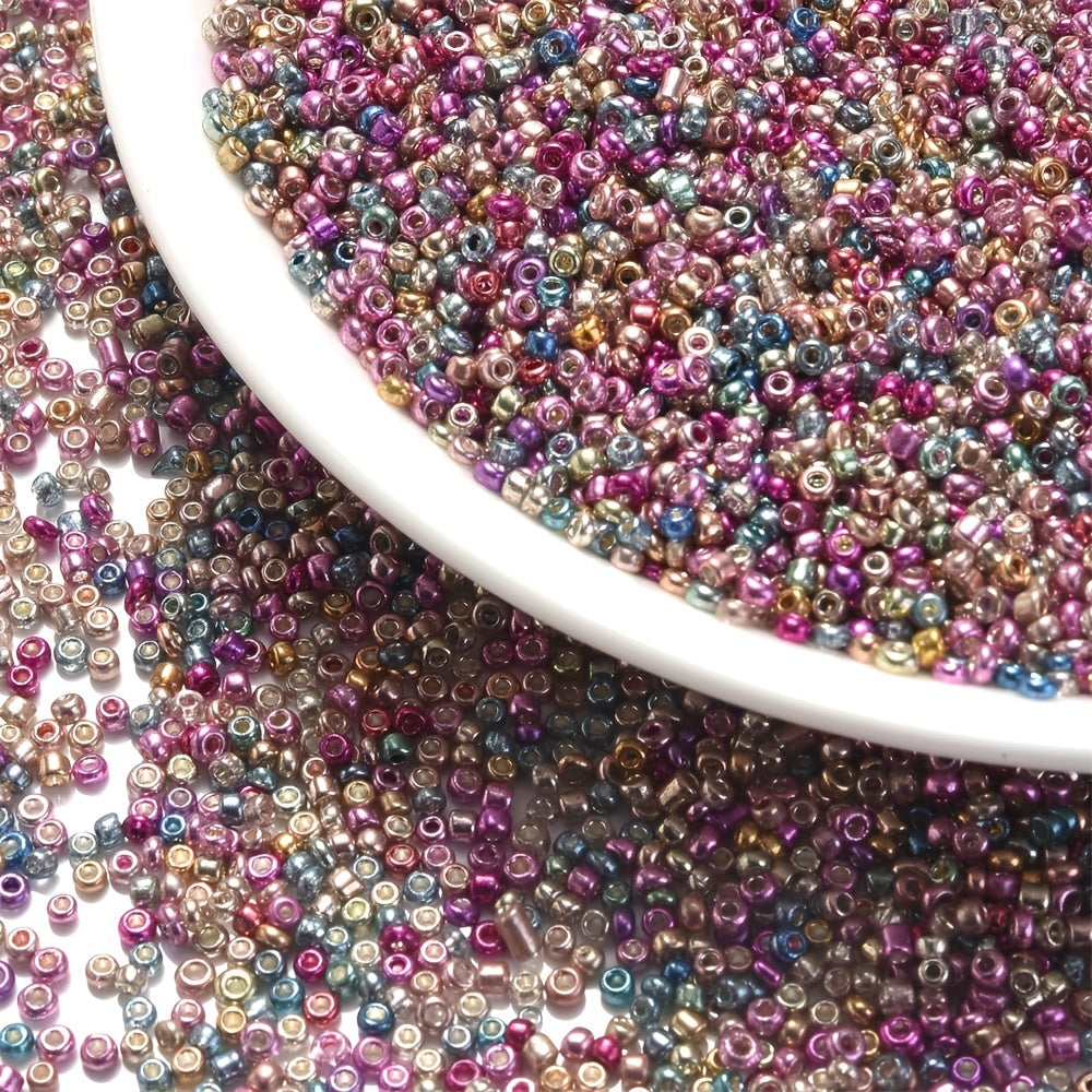 1000pcs Glass Seed Beads Bohemian Metal Czech Rice Beads DIY Jewelry Making