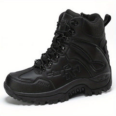 Men's High Top Tactical Boots Lace Up Military Shoes