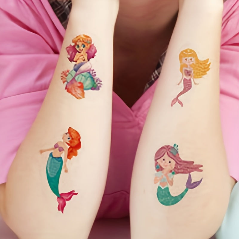 Mermaid Tattoo Stickers Waterproof Ideal for Parties