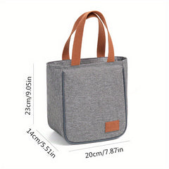 Insulated Lunch Bag Leakproof Cooler Bag with Handle for Office School Picnic