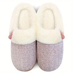 Women's Memory Foam Slippers Plush Lined Warm Indoor Shoes
