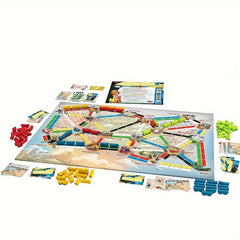 Train Adventure Strategy Board Game for 2-4 Players