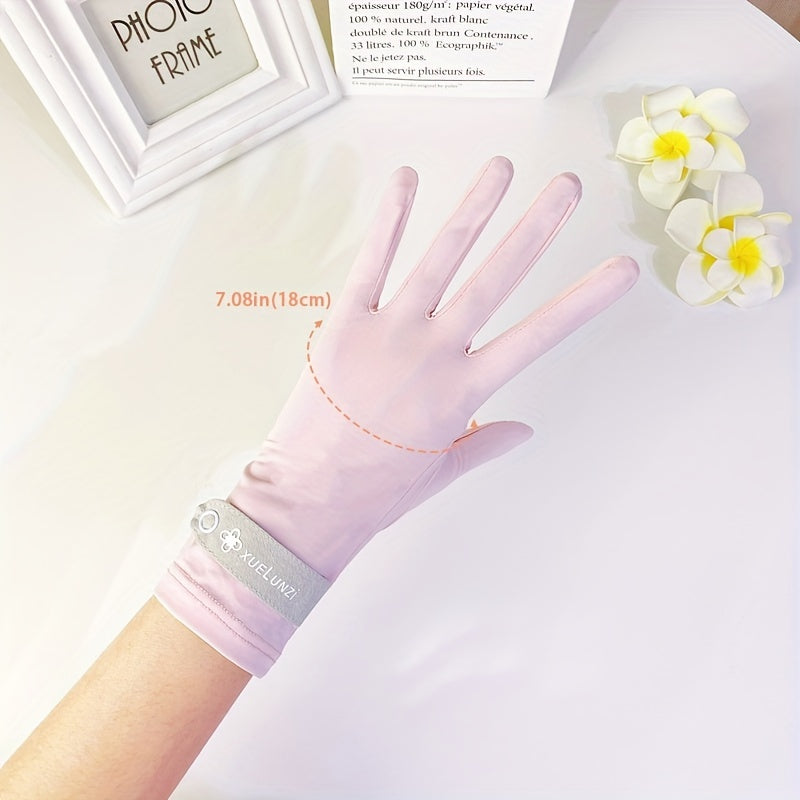 Women's Sun Protection Gloves Cooling Cycling UV Protection
