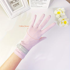 Women's Sun Protection Gloves Cooling Cycling UV Protection