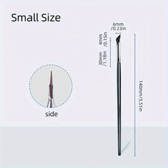 2pcs Eyeliner Brush Ultra Thin Flat Eyebrow Brush