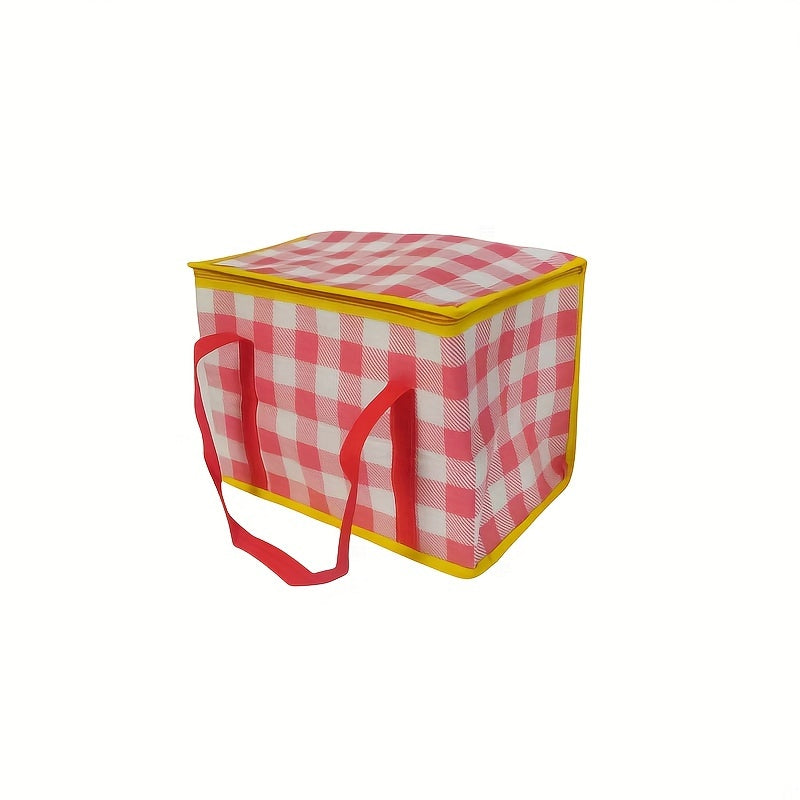 Foldable Large Capacity Cooler Bag Leak Proof Insulated Bag for Outdoor Travel